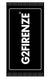 Teli da Mare G2Firenze Nero con Maxi Logo