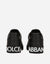 Sneakers Dolce & Gabbana Nera Modello Portofino in Pelle di Vitello con Logo