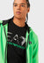 T-Shirt EA7 Nera con Maxi Logo Frontale